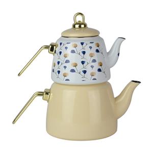 ست کتری و قوری هوم لوکس مدل گلدار کد 4