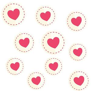 استیکر تزئینی موبایل و تبلت راتیانا مدل mini 08 بسته 10 عددی