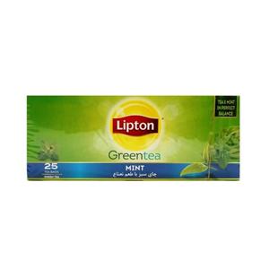 چای سبز کیسه ای لیپتون مدل Classic بسته 25 عددی