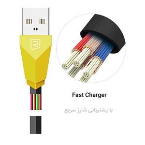 کابل تبدیل USB به microUSB ریمکس مدل RC-030m به طول 1 متر Remax RC-030m USB to MicroUSB Data Cable 1m