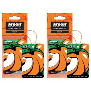 خوشبو کننده آرئون مدل Fruit Peach - بسته 2 عددی Areon Fruit Peach Car Air Freshener - Pack Of 2