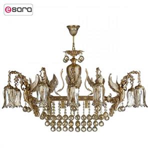 لوستر چشمه نور 16 شعله کد C2744/16 Cheshmeh Noor C2744/16 Sixteen Flames Chandelier