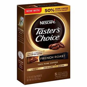 قوطی قهوه فوری تستر چویس مدل فرنچ روست 198 گرمی Testers Choise French Roast Instant Coffee 198g