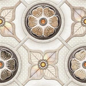 استیکر کاشی مدل بین کابینتی آشپزخانه طرح نگین و گل مجموعه 5 عددی