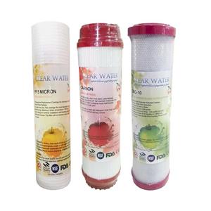 فیلتر دستگاه تصفیه کننده آب کلر واتر مدل 07 مجموعه 3 عددی