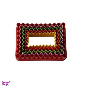 کاتر شیرینی پزی به گز مدل مستطیل بسته 5عددی