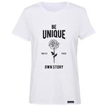 تی شرت آستین کوتاه زنانه 27 مدل BE UNIQUE کد WN861