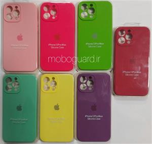 کاور مدل سیلیکونی رنگین کمانی مناسب برای گوشی موبایل اپل iphone 13 pro max