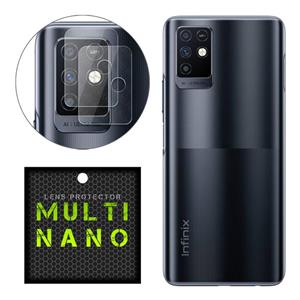 محافظ لنز دوربین مولتی نانو مدل X-L2N مناسب برای گوشی موبایل اینفینیکس Note 10 بسته 2 عددی Multi Nano Camera Lens Protector For Infinix Pack of 