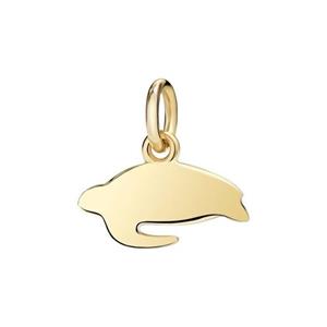 آویز گردنبند طلا 18 عیار زنانه قیراط مدل دلفین کد GH5661 