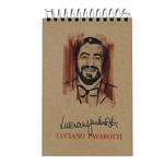 دفترچه یادداشت 100 برگ مدل LUCIANO PAVAROTTI کد 151865