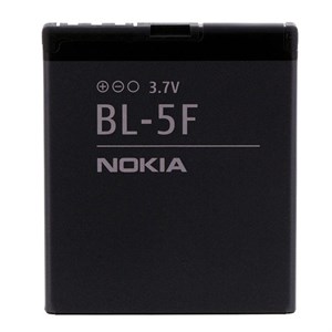 باتری گوشی موبایل مدل BL-5F ظرفیت 950 میلی آمپرساعت مناسب برای گوشی موبایل نوکیا N95