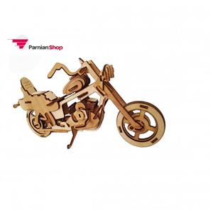 پازل سه بعدی چوبی 83 تکه برتاریو مدل Motorcycle Bertario Motorcycle 3D Wooden Puzzle