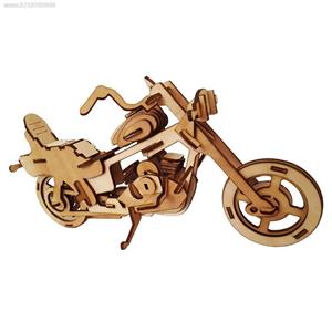 پازل سه بعدی چوبی 83 تکه برتاریو مدل Motorcycle Bertario 3D Wooden Puzzle 