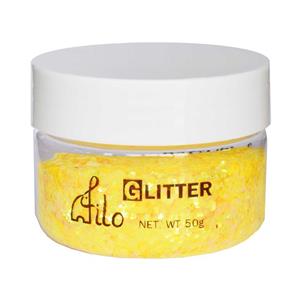 پودر اکلیل رزین اپوکسی فیلو مدل Hexagon 50 حجم 50 میلی لیتر