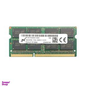 رم لپتاپ DDR3L تک کاناله 1600 مگاهرتز CL11 میکرون مدل PC3L-12800S ظرفیت 16 گیگابایت
