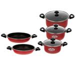 Zarsab CH-4640 Cookware Set 8 Pcs