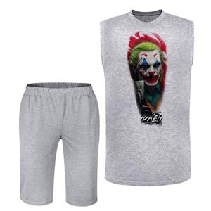 ست تاپ و شلوارک مردانه مدل بتمن و جوکر کد BA 158 T