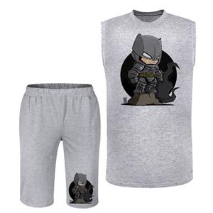 ست تاپ و شلوارک مردانه مدل بتمن و جوکر کد BA 154 T