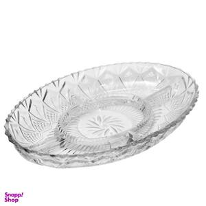 اردو خوری بلور کاوه مدل Lotus Kaveh Crystal Lotus Serving Dish