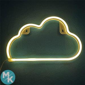 چراغ نئونی دیواری طرح ابر