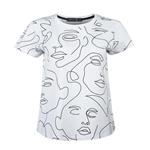 تی شرت آستین کوتاه زنانه آروما مدل 2010160202