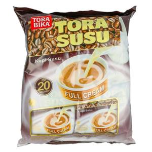 بسته ساشه کافی میکس ترابیکا مدل susu ToraBika Susu Coffee Mix Sachets