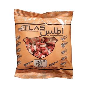 گیره پرده اطلس مدل قلابدار فلزی بسته 1000 عددی