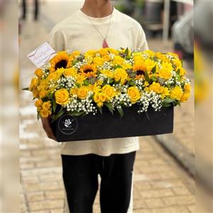 جعبه هدیه مدل گل کد 111