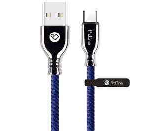 کابل تبدیل USB به USB-C پرووان مدل PCC290 طول 1 متر