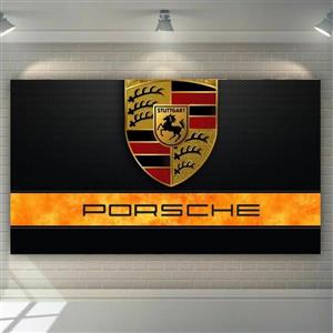 تابلو شاسی طرح لوگو ماشین پورشه مدل SDT3658