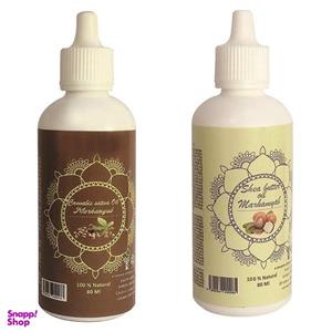 روغن بدن مرهم یاب مدل شی باتر و شاهدانه  حجم 80 میلی لیتر مجموعه 2 عددی