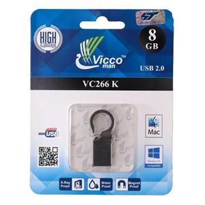 فلش مموری ویکو من مدل VC266 G با ظرفیت 8 گیگابایت Vicco Man Flash Memory 8GB 