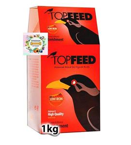 غذای خشک مرغ مینا تاپ فید مدل Essential Blend وزن 1 کیلوگرم Topfeed Essential Blend For Mynah Birds Dry Food 1Kg