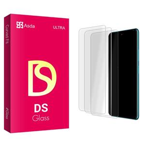 محافظ صفحه نمایش شیشه ای آسدا مدل DS Glass MIX3 مناسب برای گوشی موبایل اوپو A33 بسته سه عددی