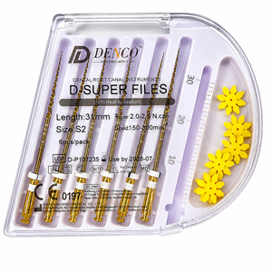 فایل روتاری دندانپزشکی  مدل ASSORTE GOLD بسته 6 عددی