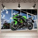 تابلو شاسی طرح موتور مدل Kawasaki Ninja ZX-6R کد AR693