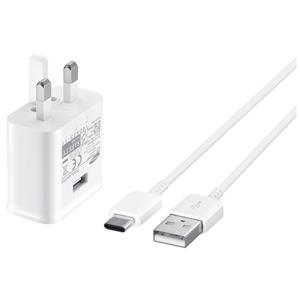 شارژر دیواری 15W سامسونگ مدل EP-TA20UWE همراه با کابل USB Type-C Samsung EP-TA20UWE 15W Wall Charger With USB Type-C Cable