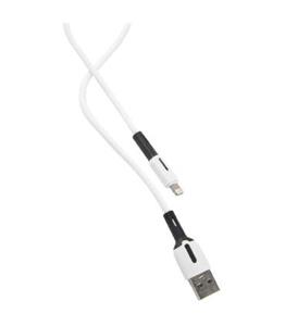 کابل شارژ سیلیکونی آیفون 2m یوسمز مدل US-SJ456 WH برند Usams