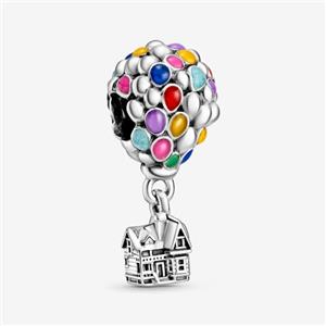 آویز گردنبند نقره زنانه پاندورا مدل Up House amp; Balloons 