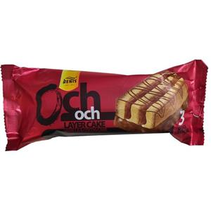 کیک 3 لایه با روکش کاکائو اوچ اوچ بنیس - 70 گرم بسته 12 عددی