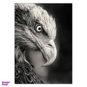 تابلو شاسی ونسونی طرح Blacked Eagle سایز 50 × 70 سانتی متر