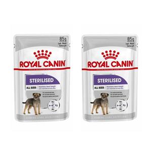 غذای پوچ سگ رویال کنین مدل Sterilized وزن 85 گرم بسته 2 عددی