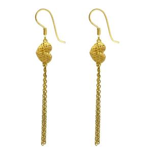 گوشواره طلا 18 عیار زنانه مانچو مدل efgs033 -
