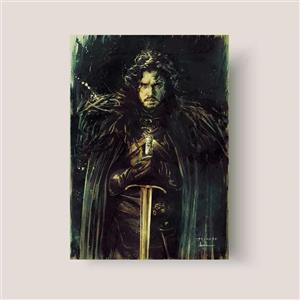 تابلو شاسی مدل جان اسنو گیم اف ترونز (Game of Thrones) کد FMO91 کد FMO91