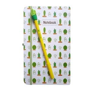 دفتر یادداشت تیج سان مدل ست کاکتوس به همراه خودکار