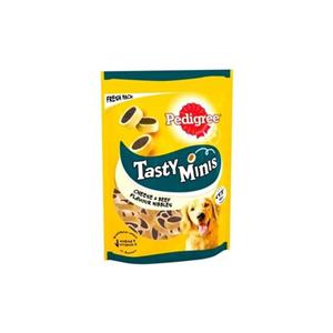 تشویقی سگ پدیگری مدل Tasty minis وزن 140 گرم 