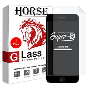محافظ صفحه نمایش هورس مدل 2SN-Glass مناسب برای گوشی موبایل اپل iPhone 6 Plus به همراه محافظ پشت گوشی 
