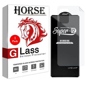 محافظ صفحه نمایش هورس مدل 2SN-Glass مناسب برای گوشی موبایل سامسونگ Galaxy A52s  5G به همراه محافظ پشت گوشی 