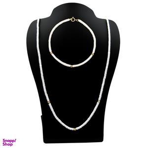 نیم ست طلا 18 عیار زنانه مانچو مدل smgs004